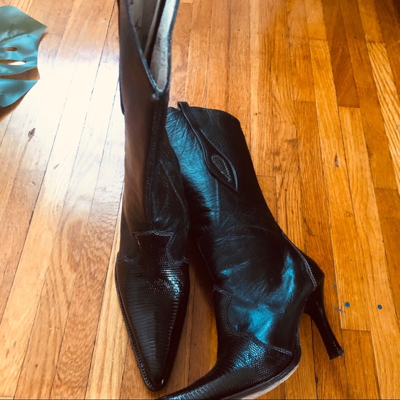 Los Altos Ladies Genuine Leather Boots W/Zipper - Picture 6 of 7